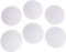 11cm Round Sponge Bra Pads Bikini Pad Bra, Bra Replacements Insert Pads -3 Pairs (White)