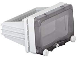 EWH-Shop TPelectric Einbau Sicherungskasten mit Klappfenster Einbaurahmen IP67 4-12 Module