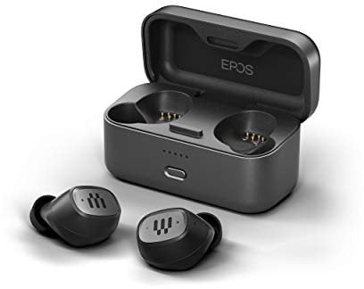 EPOS GTW 270 Kabellose Gaming Bluetooth Kopfhörer In Ear, Geräuschreduzierend, Geschlossenes Design, Dual-Mikrofone, Ergonomisch, IPX 5 Wasserdicht, Ladegerät, 20 h Spielzeit