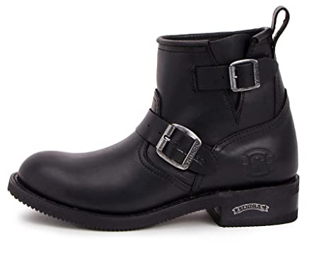 Sendra Boots - 2976 Botas Cowboy De Mujer con Tacon y Punta Redonda - Estilo Botas Camperas en Negro - Botas Elegantes - 38