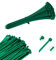 Viceree 100 Fascette Plastica VERDE Universali - 3.6x200mm - Fascette Elettricista, Raccogli Cavi, Set di Fascette per Cablaggio, Uso Domestico ed Industriale, Fascette Verdi di Alta Qualità