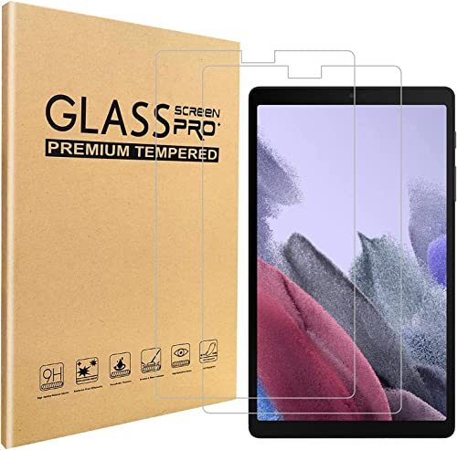 2 Pack Tempered Glass for Galaxy Tab A7 Lite 8.7 2021, 2 Pack Screen Protector Compatible with Samsung Galaxy Tab A7 Lite 8.7 2021 (SM-T220/SM-T225), Anti Scratch Anti Bubble High Definition