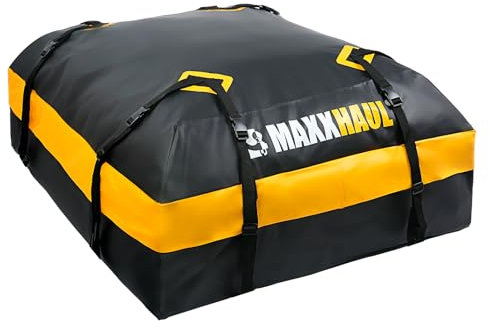 MaxxHaul 50719 Universal Auto Dachgepäcktasche für alle Fahrzeuge mit oder ohne Rack, 15 Kubikfüße, wasserdicht