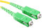 OSALADI Glasfaserkabelnetz Sc Zu Sc Glasfaser-kabel Lwl-patchkabel Glasfaser-internetkabel Singlemode-faser Lwl-überbrückungskabel Optisches Patchkabel Einzelprozessor Adapter