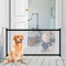 Magic Gate for Dogs, 180 × 72CM Indoor Extendable No-Drill Folding Dog Door Gate for Safety Protection, Easy to Install