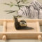 Antikes Messing-Dekor, 3,4 x 2,3 cm, Antik-Kollektion, Messing, Tee, Haustier-Ornamente, Schnecke, Kuh, Messing, Schreibtisch-Ornamente, Briefbeschwerer, solide Retro-Handwerkskunst