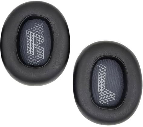 VZU 1 Paar Kopfhörer Ersatz Ohrpolster für JBL E65 E65BTNC / Duet NC/Live 650 660 BTNC/Live 650 660 NC, Hochwertige Kopfhörer Schutz mit Memory-Schaum, Schwarz