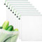 KFSCIP 8-Pack Reusable Mesh Bags: (30 * 35cm) See-Through Produce Bags for Fruit, Vegetables and More