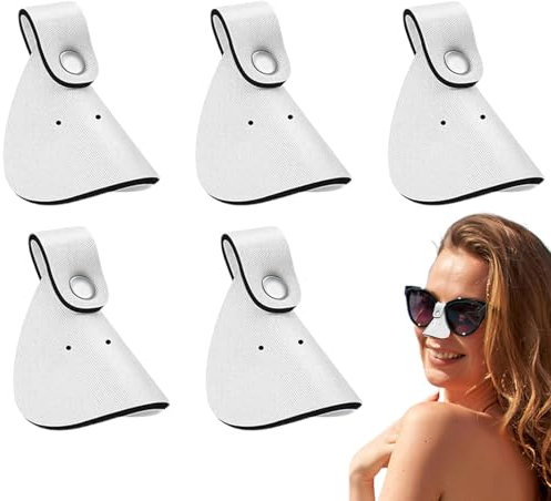Housse de protection solaire pour le nez, protection contre la lumière extérieure pour lunettes – Pare-soleil d'extérieur confortable pour bronzer, marcher, courir