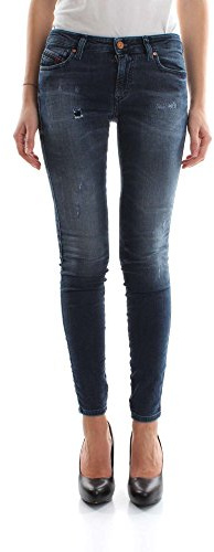 Diesel Gracey-NE 0686W Damen Jeans Hose JoggJeans Slim Skinny (Blau, W23)