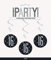 Unique 83782 Black Prismatic 16th Birthday Hanging Decorations,32 6 Pcs, Age 16