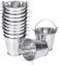Mini Seau Métal Verni Bonbonnière Dragée pour Déco de Mariage Baptême Fêtes ou Plante 12Pack / 2 Pouces de Hauteur pour boîte de Bonbons, Bougies votives, bibelots, conteneur de Jardin Pot