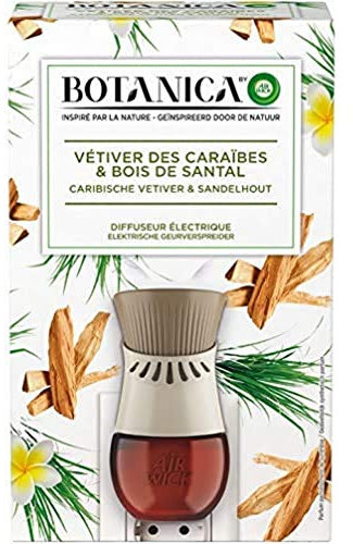 Air Wick Botanica Lufterfrischer für Zuhause, Gräser & Sandelholz 19 ml