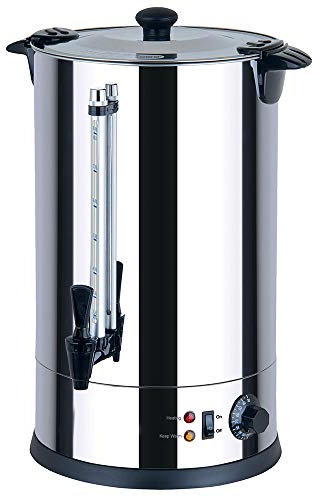 Generic CTRN08 Catering Urn, Hot Water Boiler & Dispenser, Ideal for Home Brewing, Commercial or Office Use, 8 Litre Capacity