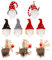 Cabilock 9 Stücke Mini Holzklammern Santa Rentier Figur Holz Wäscheklammern Zierklammern Dekoklammern Weihnachten Deko für Fotowand Basteln Snacks Tüten Kinderzimmer Wanddeko(Zufälliger Stil)