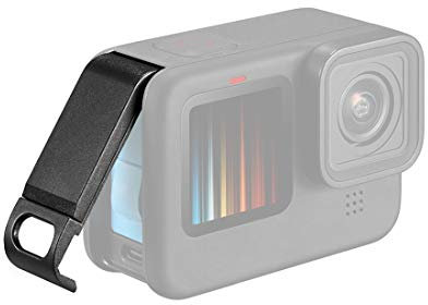 PULUZ Replacement Battery Cover Door for GoPro Hero 9 Black with Open Port for Camera Charging Vlog Accessory