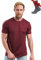 Premium Merino Shirt Herren Kurzarm - Thermooberteile 100% Merino Unterwäsche Herren + Wanderwollsocken (Burgundy Wine, X-Large)