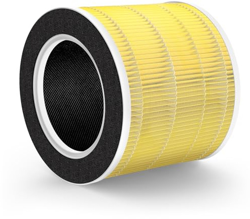 HSIAMEN AP-089 Ersatzfilter kompatibel mit RENPHO RP-AP089 RP-AP089W RP-AP089B RP-AP089SW RP-AP089SB Luftreiniger, auch passend für Modell# AP089-F1 H13 True HEPA-Filter für Haustiergeruch, 1 Stück