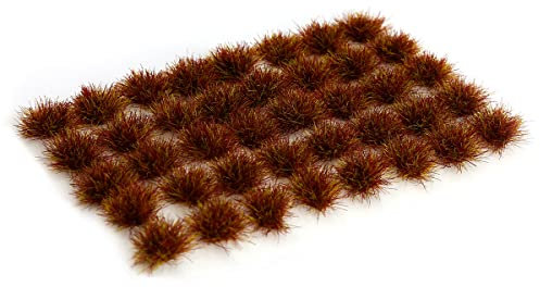Jucoci Grass Tufts Statisches Miniaturgrasbüschel Modell Gras (Wilderness Brown)