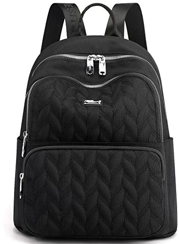KESUDE Rucksack Damen - Klein Rucksäcke Schule Uni Reisen Freizeit Job Anti Diebstahl Tasche Nylon Schultertasche