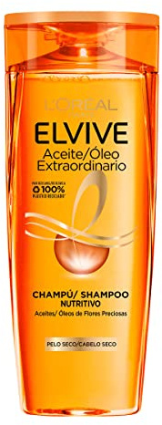 Elvive Champú Nutritivo Aceite Extraordinario, 500ml