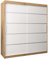 MEBLE KRYSPOL Schwebetürenschrank Verona 1 180 cm Kleiderschrank mit Kleiderstange und Einlegeboden Schlafzimmer- Wohnzimmerschrank Schiebetüren Modern Design (Schubladen: 0, Artisan Eiche + Weiß)