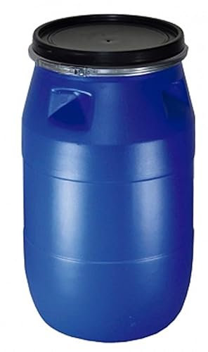 Mugar- Bidones de PVC con Certificado Alimentario- Distintas Capacidades y Cierres- Bidones de Almacenamiento y Transporte (120, Cierre Ballesta)
