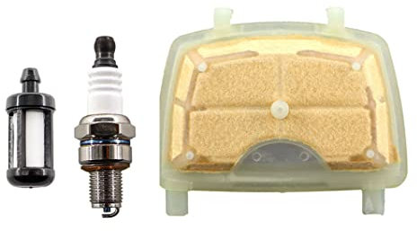 MCHNIC Filtro aria con candela filtro benzina per motoseghe Stihl MS171 MS181 MS211 MS 171 181 211 #139 007 1800