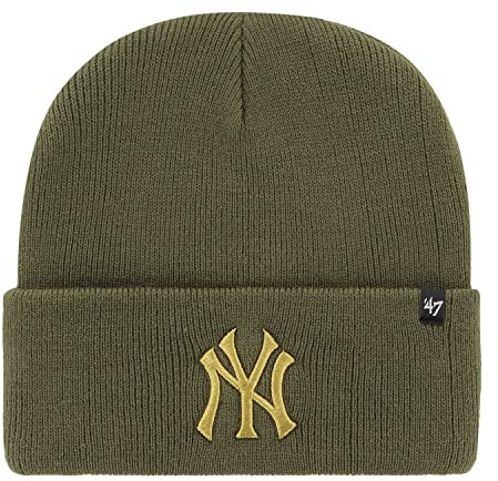 '47 Brand Wintermütze - Haymaker Metallic NY Yankees Oliv