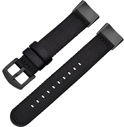Gheper Gewebtes Nylon Ersatzband Kompatibel mit Fitbit Charge 4/Charge 3/3SE Weiches Atmungsaktives Gewebtes Band Verstellbares Sport-Armband für Frauen Männer