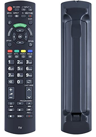 TCNOUMT N2QAYB000487 Remote Control Replacement for Panasonic Viera TV N2QAYB000239 N2QAYB000354 N2QAYB000490 TX-L22X20E TX-L22X20L TX-L24C3B TX-L24C3E TX-P37X20B TX-P37X20E - NO Setup Required