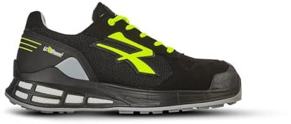 U-POWER DON'T WORRY... BE HAPPY! Unisex Elvis Oxford-Schuh, Schwarz