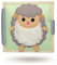 Jolly Designs – Happy Sheep - 6 Seiten Mini Quiet Book – Montessori Spielzeug ab 4 Monaten – Motorik & Sensorik fördern – Handgefertigtes Filzbuch – Lernspielzeug für Kleinkinder – Busy Book
