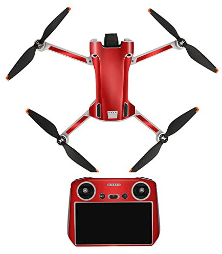 OZLLO [Drohnenteile] Aufkleber Skin for DJI Mini 3 Pro Aufkleber Protector Wasserdichter PVC Aufkleber Drone Body Skin Schutzarm for DJI RC N1 Drone Zubehör (Color : K)