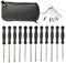 Rhinenet Kit di 12 cacciaviti di regolazione del carburatore, kit di regolazione per ciclo, piccolo carburatore per tosaerba, siepi, sega a benzina, macchina per raccogliere il tè