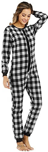 MJGkhiy Pigiama Intero Donna Pile Caldo con Cappuccio Pigiamone Intero in Pile Tuta Intera Monopezzo con Cerniera Comodo Tuta da Notte Sherpa Onesie Jumpsuit Homewear Sleepwear per Tutte