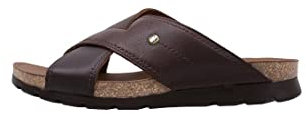 Panama Jack Sandalias para hombre Salman Peeptoe, Marron C17, 41 EU