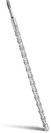 MOXPIFY Foret SDS Plus - 22 mm x 460 mm - 4 tranchants en métal dur - Double hélice - Béton, pierre, pierre naturelle