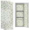 NICENEEDED 2 Stück Grüne Magnetische Spind Tapete 12 x 36 Zoll Trimmbare Kaninchen Schließfach Tapeten Abnehmbare Schmetterling Schließfach