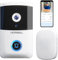 HORNBILL Doorbell Camera Wireless & Indoor Ring Chime, Home WiFi Video Doorbell Camera, 2-Way Audio, Night Vision, Cloud Storage, Battery Powered,Supports 2.4G WiFi (White)