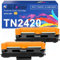 TN2420 TN-2420 TN2410 Kompatibel für Toner Brother HL-L2350dw HL-L2370dn HL-L2375dw HL-L2310d MFC-L2710dw MFC-L2710dn MFC-L2750dw MFC-L2730dw DCP-L2530dw DCP-L2510d DCP-L2550dn Schwarz 2-Pack