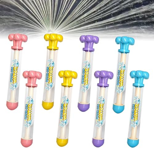 8 Stück Feuerwerk Wasserpistole für Kinder: Romantisches Wasserspritze im Feuerwerksstil - Feuerwerk Wasserpistole Wasserspritze Spielzeug - Wasserspielzeug Kinder Outdoor für Baden, Pool,