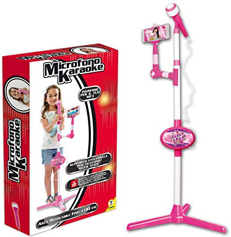 Teorema- Karaoke Superstar avec Perche à Selfie MP3, 65042, Multicolore