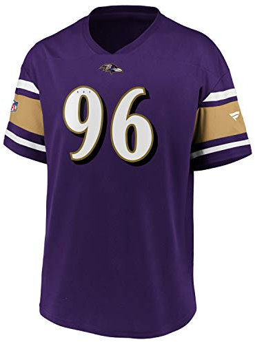 Fanatics NFL Baltimore Ravens Trikot Shirt Iconic Franchise Poly Mesh Supporters Jersey (M)