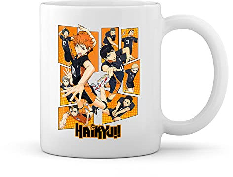 Karasuno High School Team Haikyu Weiße Tasse Mug