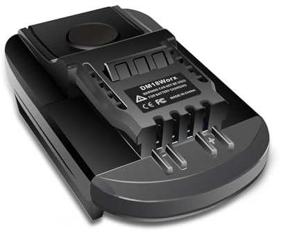 JANRI DM18WORX Battery Adapter Compatible with 20V Worx battery, Battery Power Tools Adaptor Convert Compatible with Dewalt 18V 20V XR for Milwaukee 18V Battery to Worx Tools(only for 4 pin)
