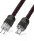 Tertullus HiFi High End Netzkabel C15 Stromkabel HiFi Audio kaltgerätekabel Mit Schukostecker & Kaltgerätestecker (PE, 1.5m)