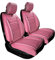 maipula Custom Autositzbezug, 5 Sitze,Custom Sitzbezug nach Automodell, Allwetter-Ledersitzbezug,rosa