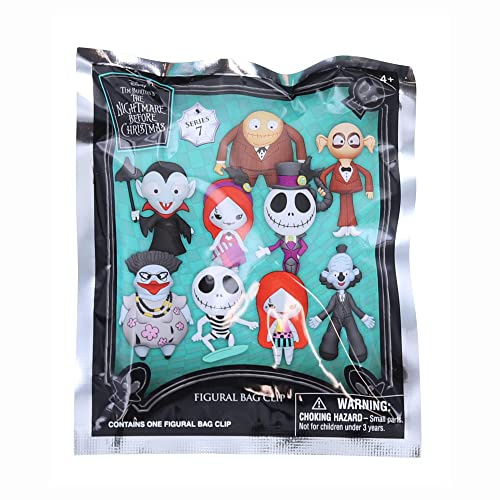 Disney Tim Burton's Nightmare Before Christmas Series 7-3D Schaumstoffbeutel zum Anklippen in Blindtasche