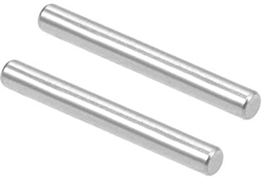PATIKIL 3x25mm Tassello Perno, 50pz 304 Acciaio Inox Acciaio Cilindrica Perno,Spina Centraggio Perno di Supporto in Metallo, Argento Tono